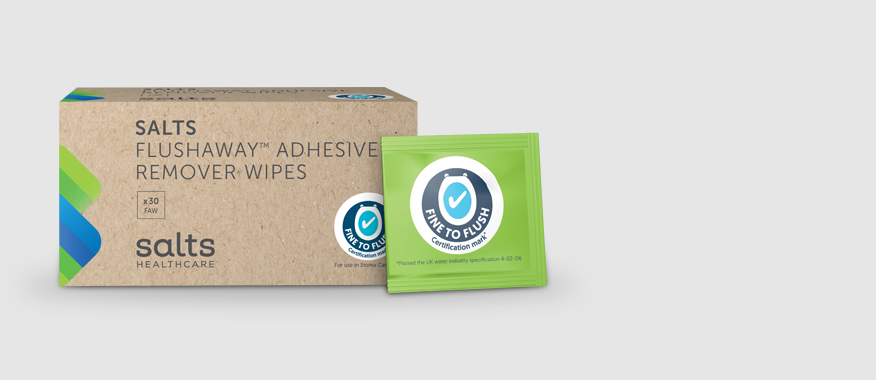 Salts FlushAway™ Adhesive Remover Wipes